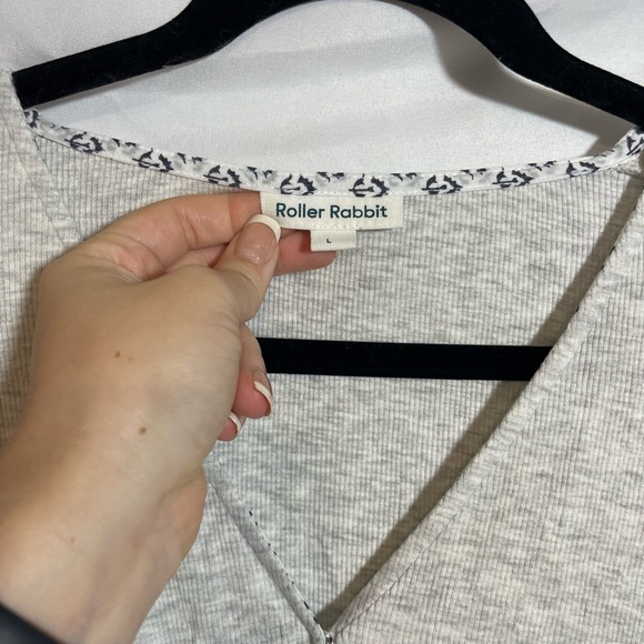 Roller Rabbit Light Gray Long Sleeve Dress - Picture 2 of 8